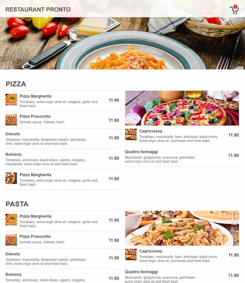 Ontoegankelijk Wat leuk misdrijf Build your own restaurant website